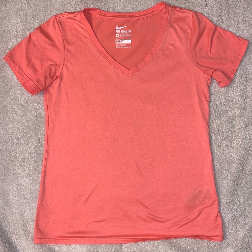 Nike coral pink tee